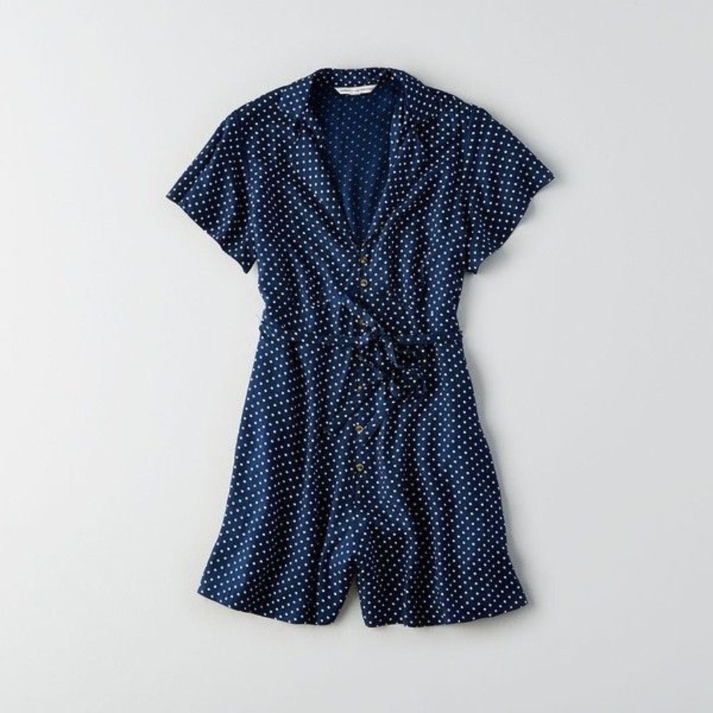 NOT4SALE LOOKING TO BUY THIS AEO POLKA DOT ROMPER